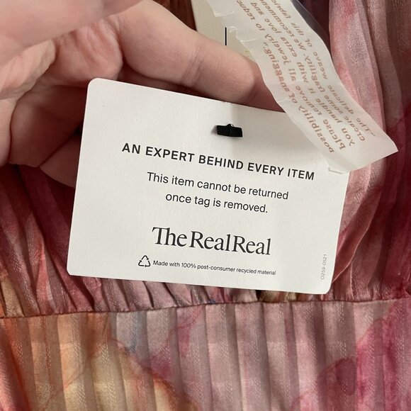 LoveShackFancy Women 4 Rainbow Cloud Silk Handkerchief Meridian Midi Dress NWT - Picture 10 of 15